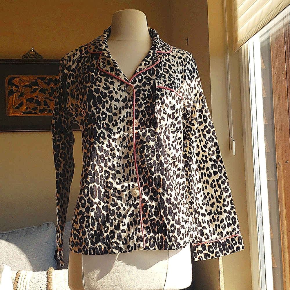 Bed Head Cheetah Pajamas, Sz Small